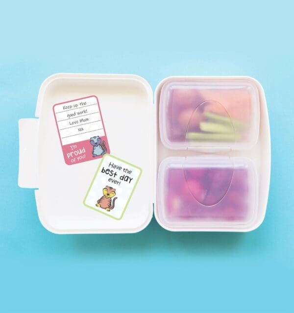 Surprise your little one with a lunch box note at school