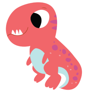 Colourful Dino 1